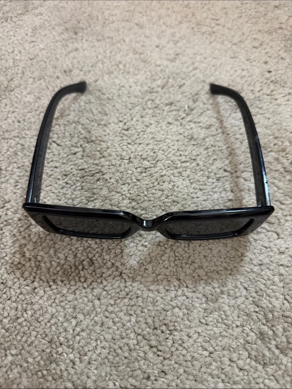 Black Rectangular Women's Sunglasses